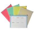 C-Line Products Zip 'N Go Reusable Envelope, Assorted Colors Color May Vary Set of 24 Envelopes, 24PK 99480-DS